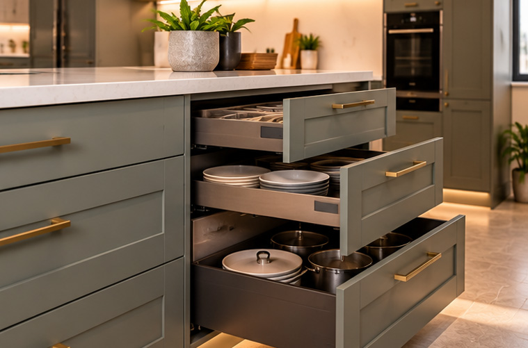 Professional kitchen cabinet installation